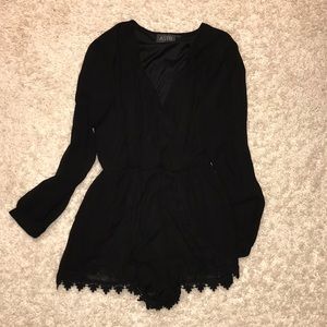 MOVING SALE | ASTR. Black romper.